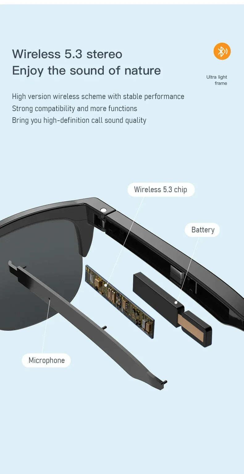 Smart Bluetooth Sunglasses