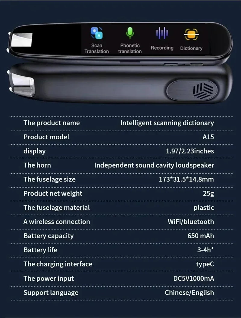 Pen Translator 112 Language Translator