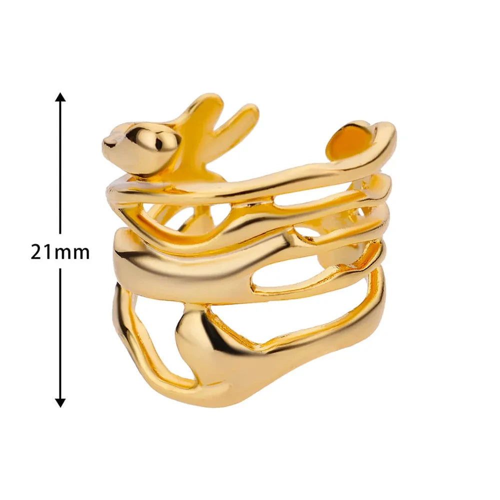 Hollow Gold Ring