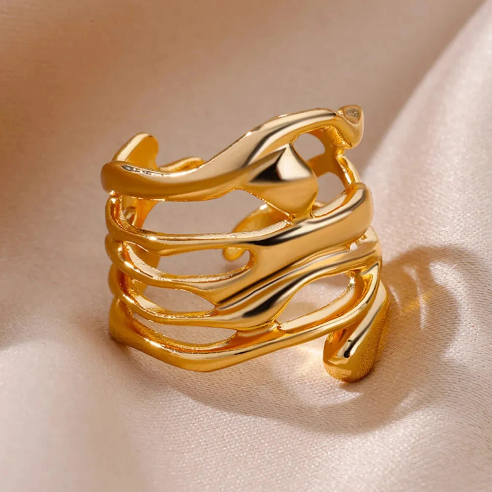 Hollow Gold Ring